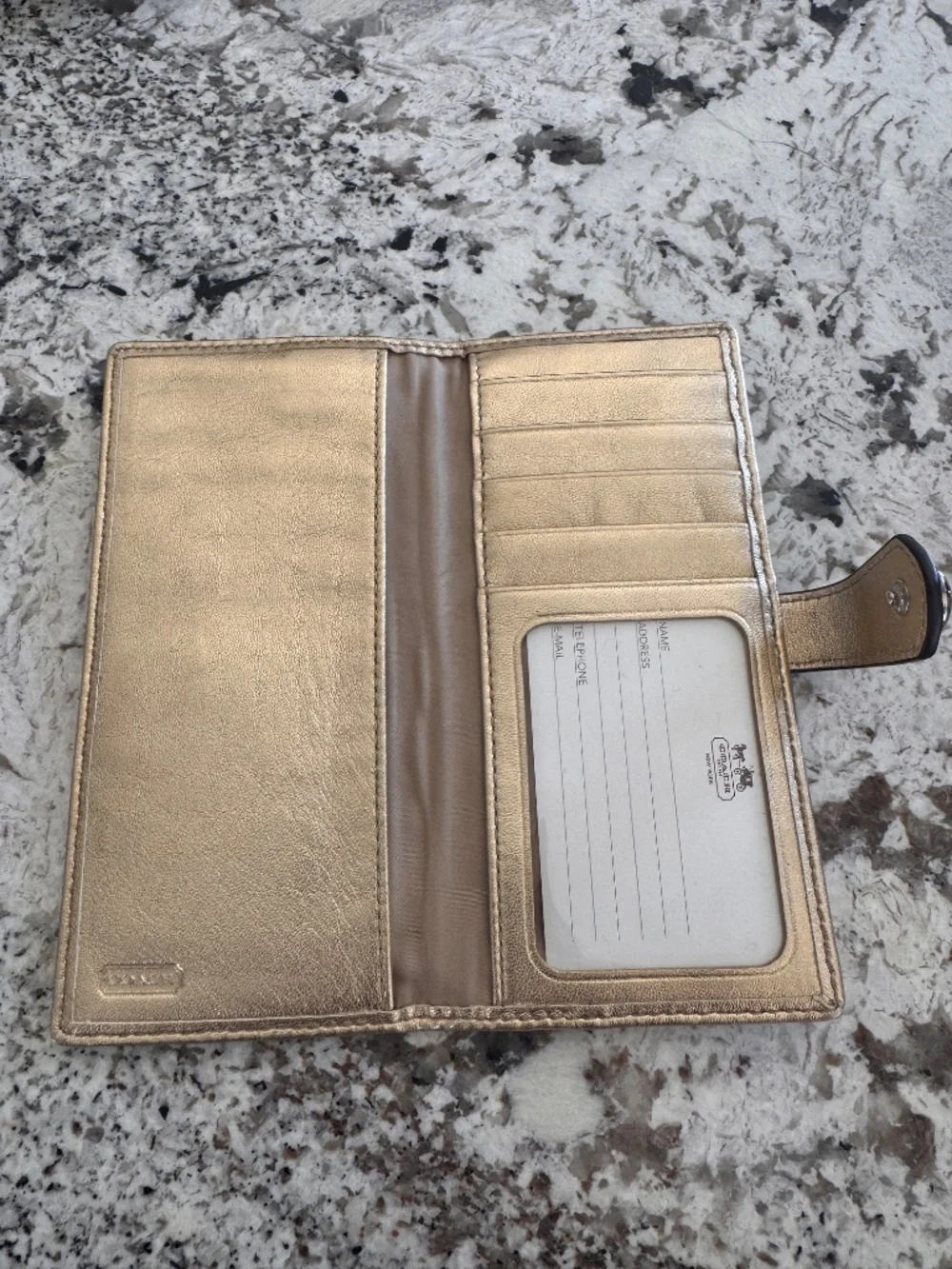 Coach Canvas & Leather Wallet